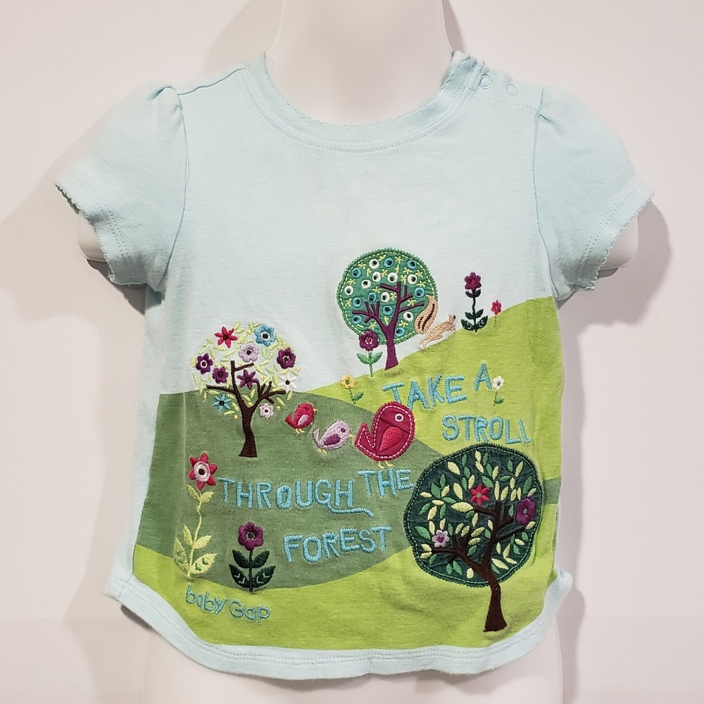 Baby Gap 18-24 months embroidered top